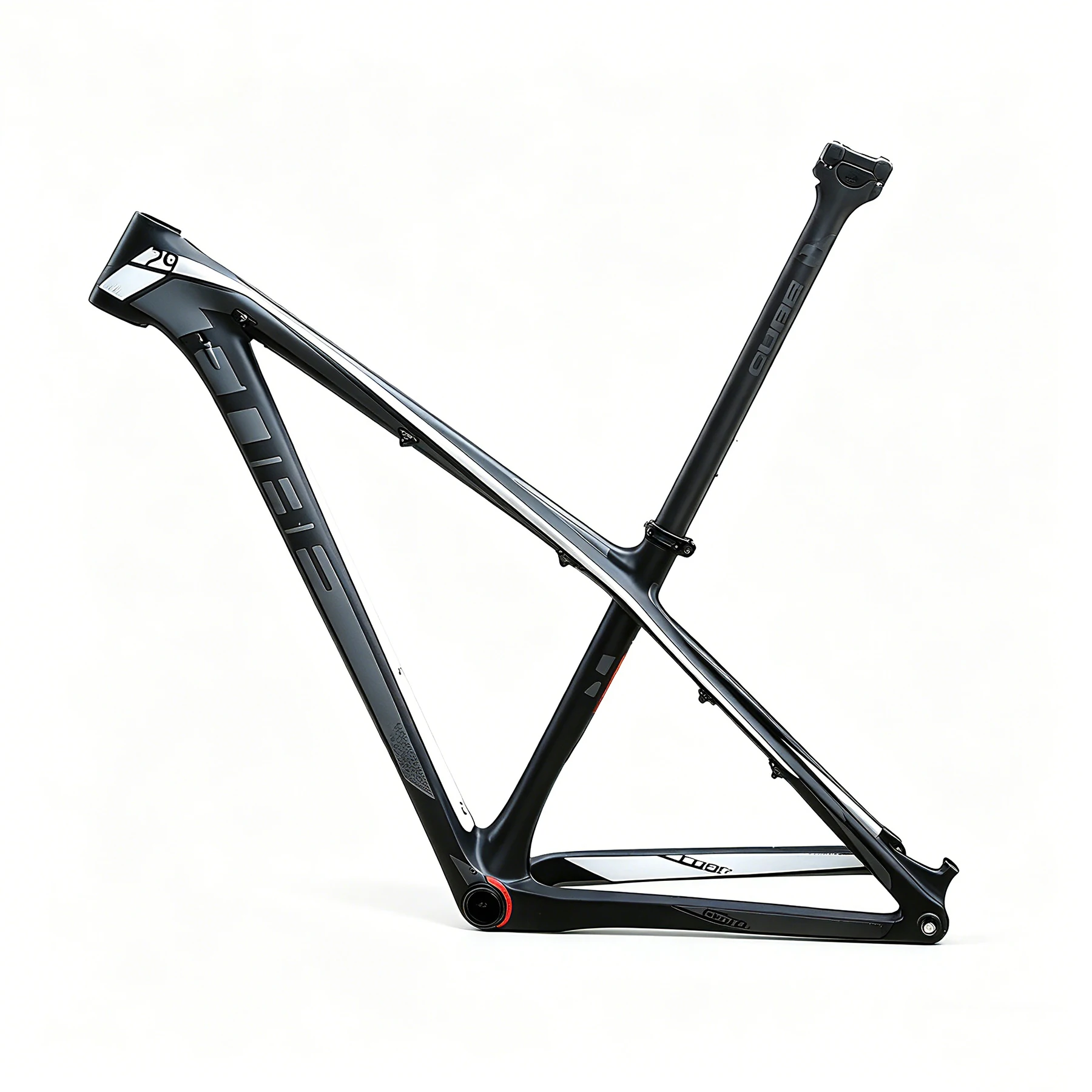 

Cube Reaction GTC 29er Carbon Mountain Bike Frame MTB Bicycle Frameset White/GreyBlack 135mm Rear Axle