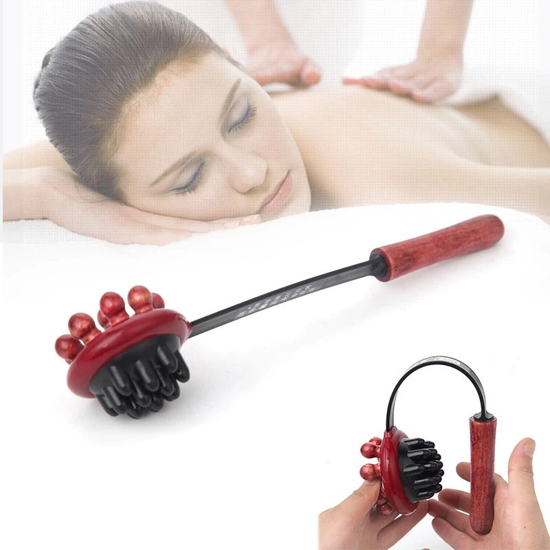 Wooden Massage Hammer Ergonomic Design Durable Portable Massage Hammer For Body Health Care Tool Manual Massager DIY
