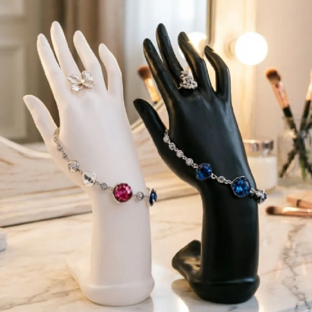 Realistic Jewelry Display Hand Model 22cm Elegant Mannequin Hand Model Jewelry Photography Set Display Props Bracelet Holder