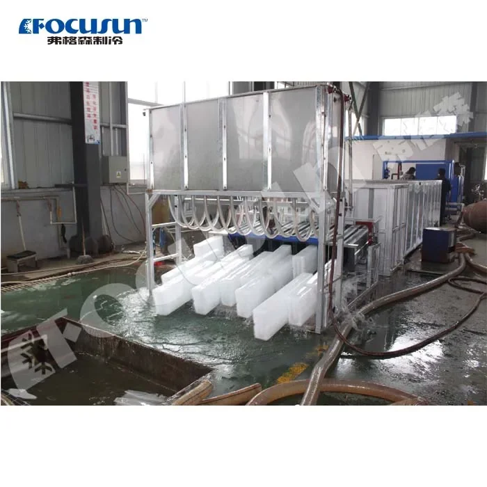 Focusun promotion brine refrigerated 1000kg~5000kg block ice maker machine