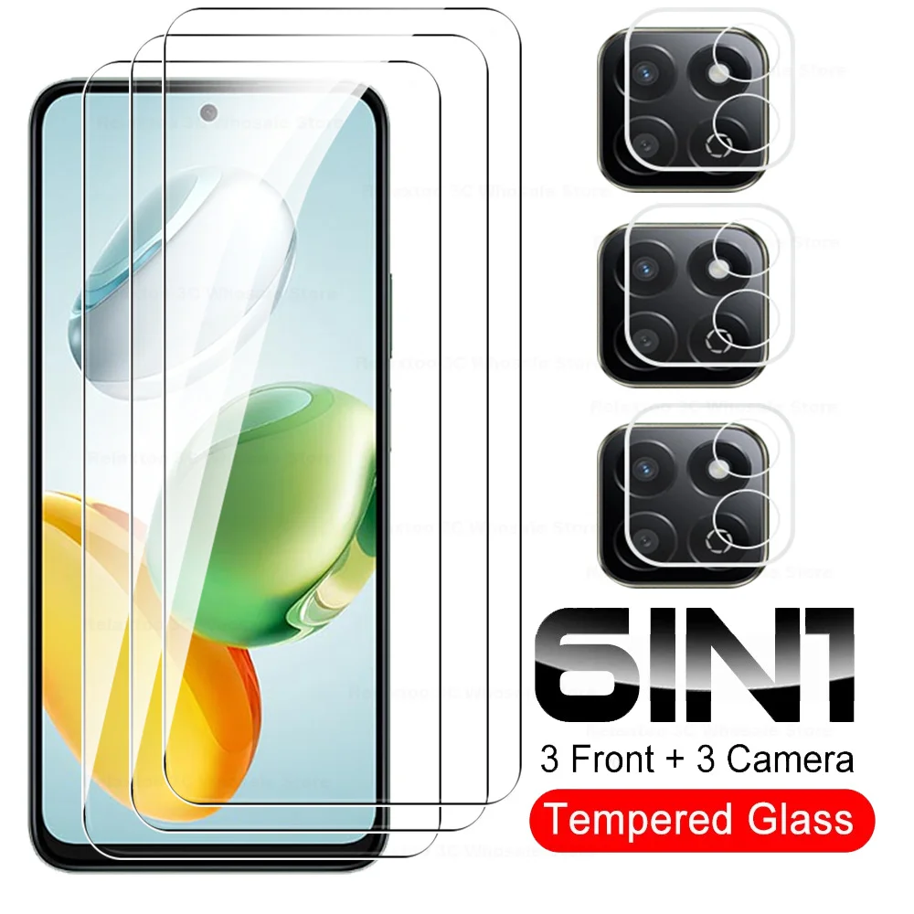 6in1 Honor200 Smart Camera Glass Screen Protector For Honor 200 Smart 5G Tempered Glass Honor 200 Lite 200Lite Protective Films