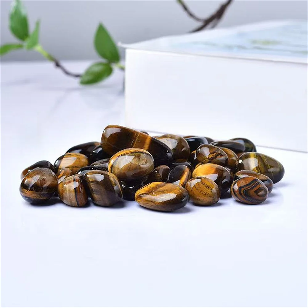 

Natural Tiger Eye Round Irregular Tumbled Stone Reiki Healing Crystal Quartz Aquarium Minera Gemstone lHome Gem Decor Wholesale