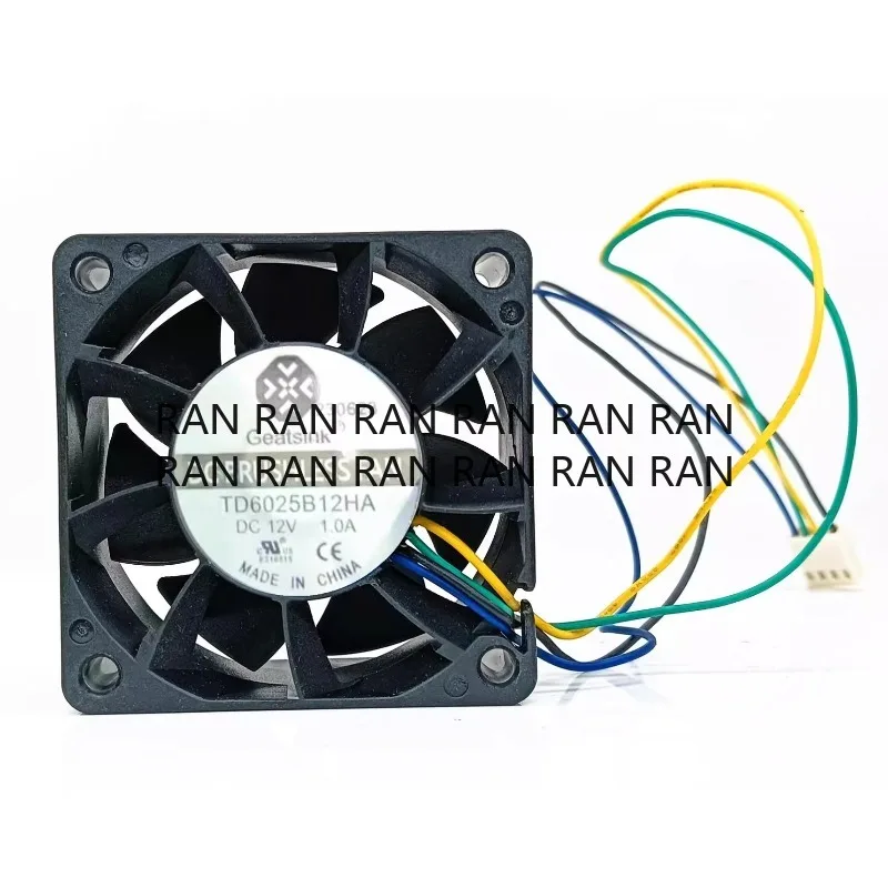 

New Cooler Fan for Geatsink TD6025B12HA 12V 1.0A 6025 6CM Cooling Fan 60 * 60 * 25mm