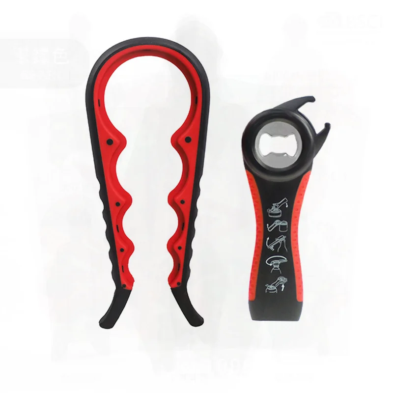 

Multifunctional Four-In-One Can Opener Set Anti-Slip Beer Bottle Lid Opener Kitchen Tool with Creative Design