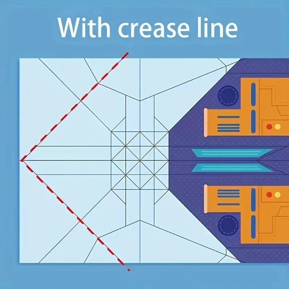 36 Sheets 3D Origami​ Paper Airplane Origami Set 12 Models ​Colored Papers​ STEM Science Kit Handmade Craft Kit Children