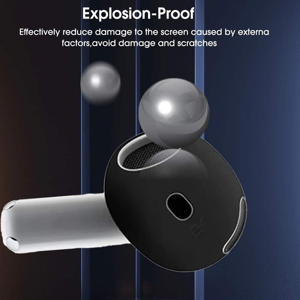 3 Paar Silikon-Ohrstöpsel für Apple AirPods 4, Ersatz-Ohrhörer aus ultradünnem Gummi für Airpod 4, rutschfeste Kopfhörerabdeckung – Detail 10