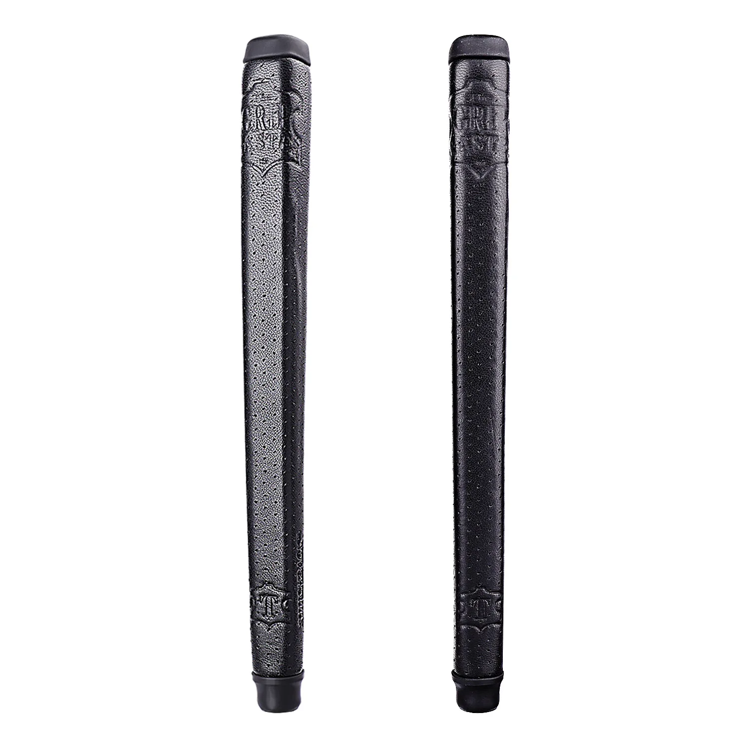 The Grip Master Leather golf putter grip. Leather perforated putter grip