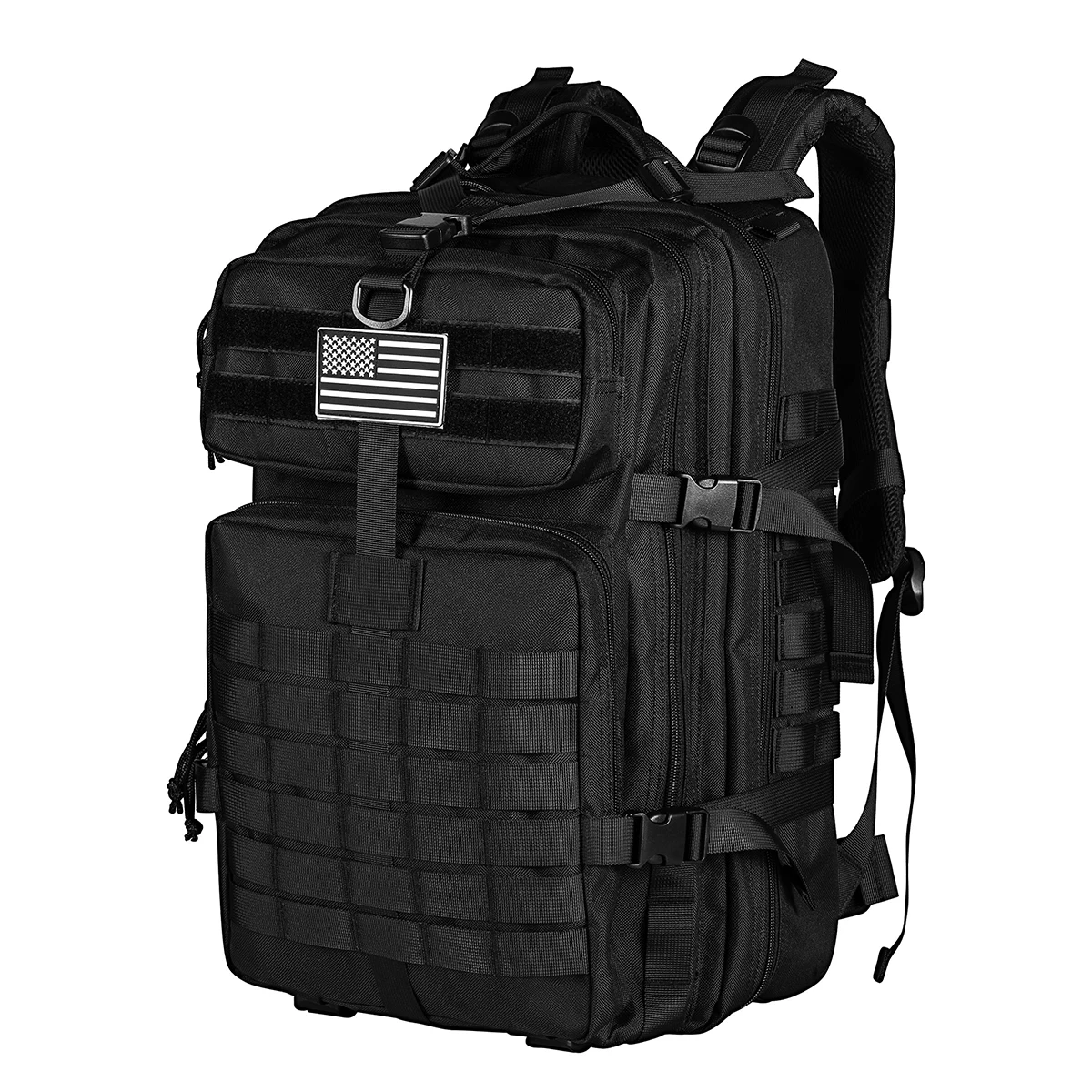 45L Tactical Backpack 3 Day Assault Pack Outdoor Bug Out Bag Style for Trekking Camping Fishing Hiking