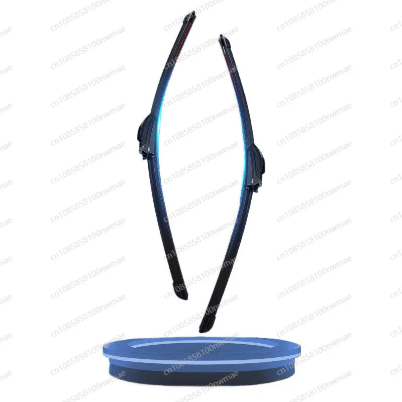 6-Layer Silicone Wiper Blades - OEM Quality Frameless Windscreen Wipers for Front/Rear, Silent Beam Blades for Car