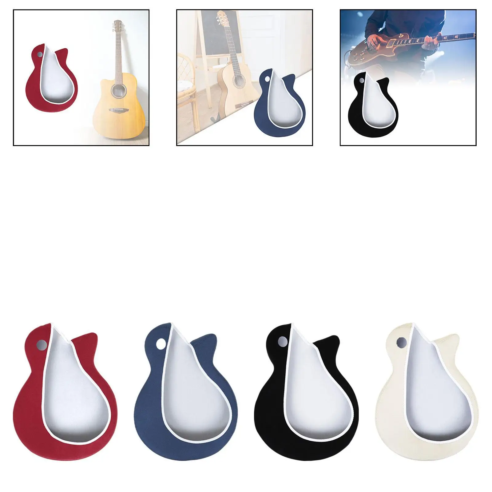 Guitar Dust Cover Neoprene Electric Guitar Bag Protective Music Case Dustproof Portable for Acoustic Bass Storage