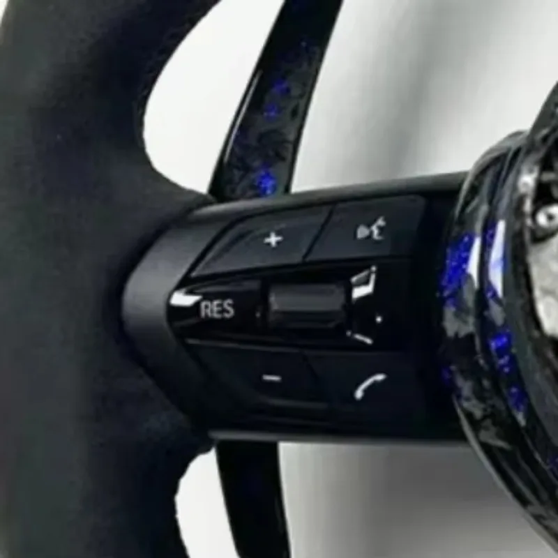 Blue Forged Carbon Fiber Steering Wheel for  Steering Wheel for 3 Series F10 F20 F30 F33 F26 F16 F11 2013 2012