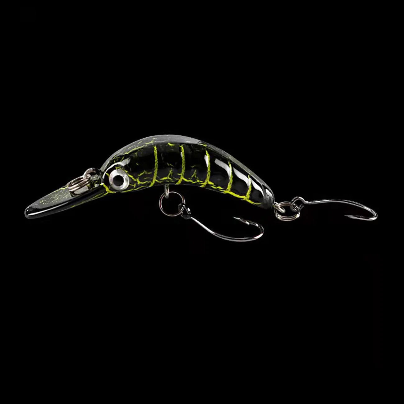 1 PCS Wobbler Fishing Lure Mini Crankbait RICE Trout 40mm 1.4g 8 Colors Freshwater Minnow Crank Artificial Hard Bait Pike Tackle