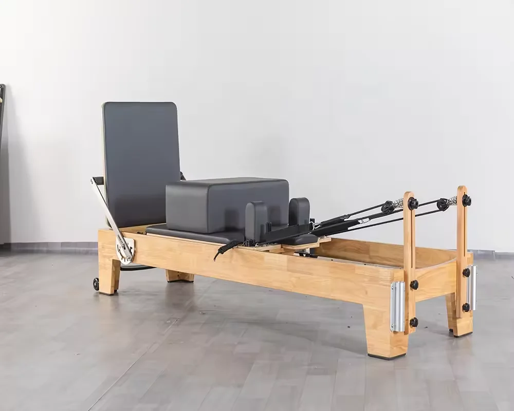 

NaruhitoBody Building Gym Home Used Oak Wood Pilates Reformer Pilates Reformer Tower