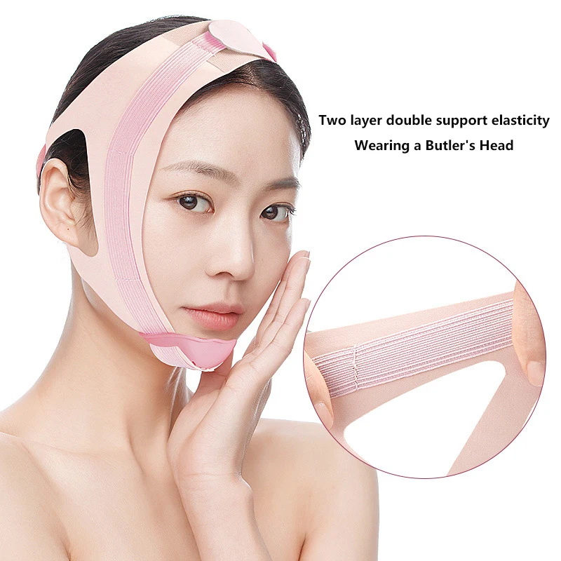 1pc Adjustable Anti Snore Chin Belt Strap For Adults Children Mouth Breathing Correction Elastic Band Improve Sleeping Care Tool