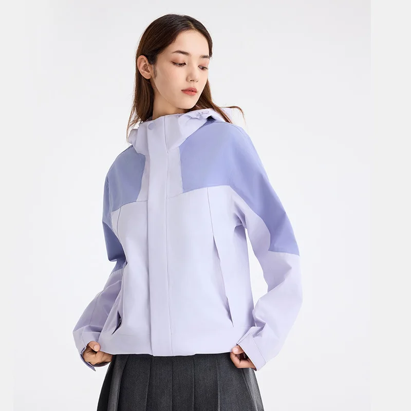 

Women's Waterproof Jacket Hiking Camping Trekking Mountaineering Rain Coat Unisex Outdoor Sport Windproof Windbreaker