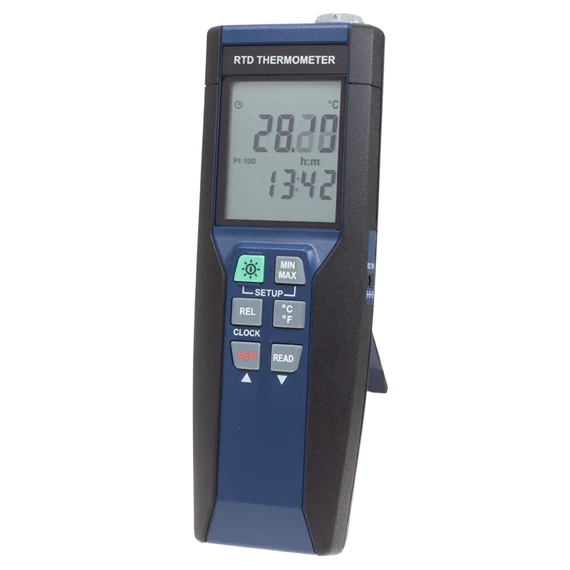 DTM-385  PT100   platinum resistance thermometer with  Digital thermocouple 99 points temperature memory