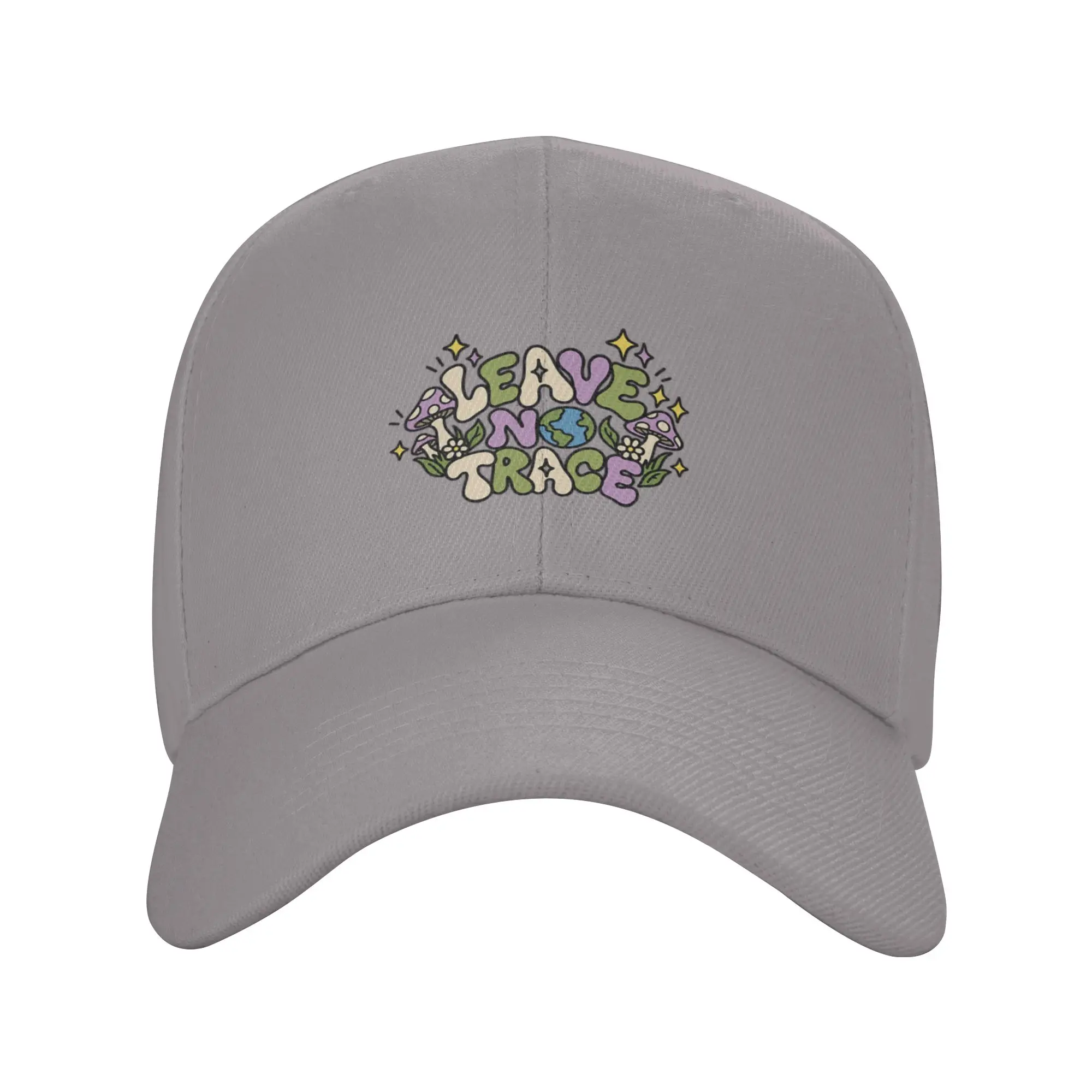 Hot Sale Leave No Trace Purple Mushroom Baseball Cap  Breathable Fabric Mesh Cap  City Wandering Mesh Cap