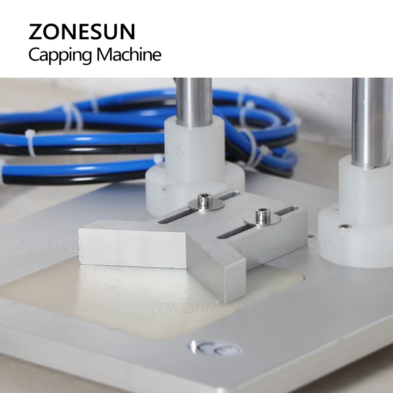ZONESUN Perfume Glass Bottle Capping Machine Perfume Crimping Machine Perfume Collar Pressing Machine