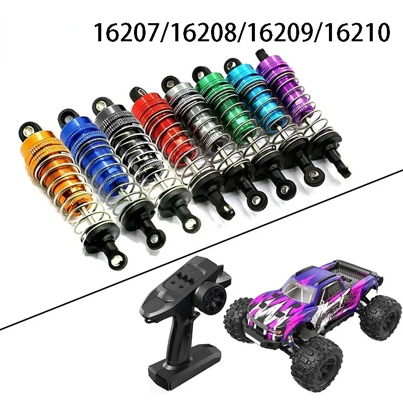 Front and Rear Shock Absorbers for Mjx 16207 16208 16209 16210 1/16 Rc Car Metal Upgrade Parts