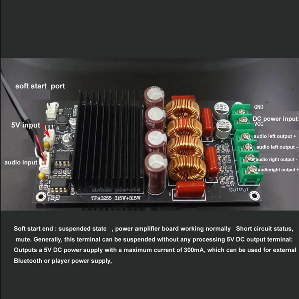 On sale New Upgraded TPA3255 SAMP-100 TPA3255 2X300W 600W Stereo Class D High Power HiFi Amplifier Board