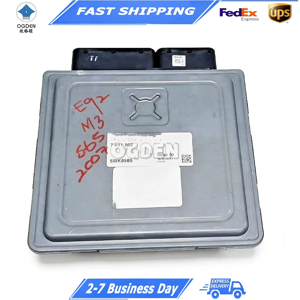 

OGDEN 12147848125 DME Engine Control Unit MSS60 for BMW 3 Series E90 E92 E93