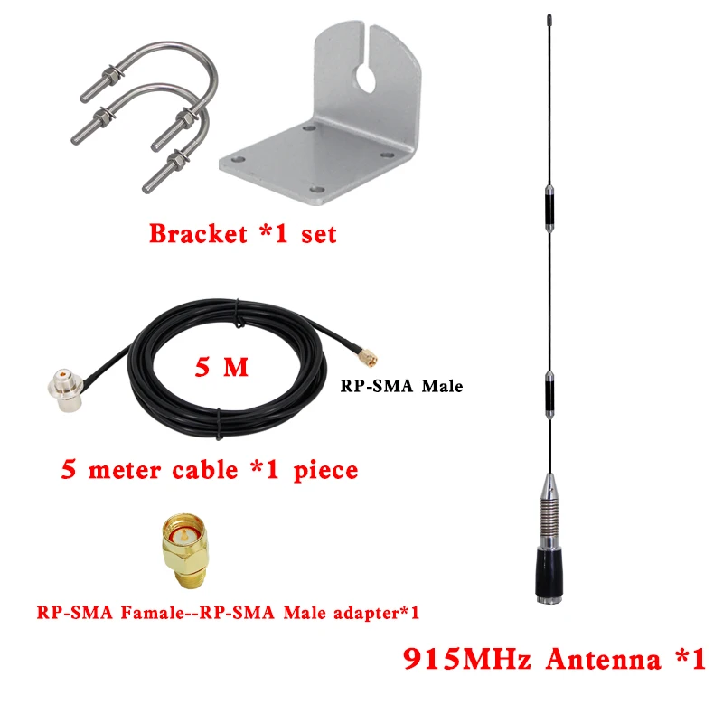 Imagem -06 - Lora 868mhz Antena 915mhz Omnidirecional 10dbi Antena de Monitoramento ao ar Livre Repetidor Uhf Iot Rfid Lora Antena Aço Inoxidável