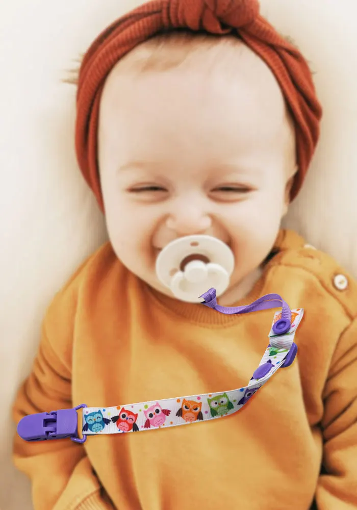 Adjustable Personalized Baby Pacifier Clip Chain Dummy Nipple Holder for Newborn Teether Anti-drop Hang Rope Accessories Clamps