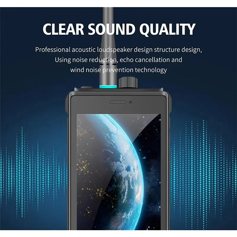 

Gold Seller Long Range 5000KM 4G LTE VHF/UHF DMR Two-Way Radio Smart Portable Handheld Walkie Talkie PTT POC with Dual Nan