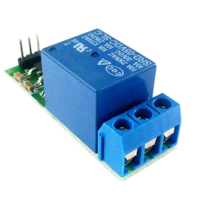 For IO25B01 Single Channel 6-24V Self-Locking Relay Switch Locking Relay Low Pulse Trigger Board