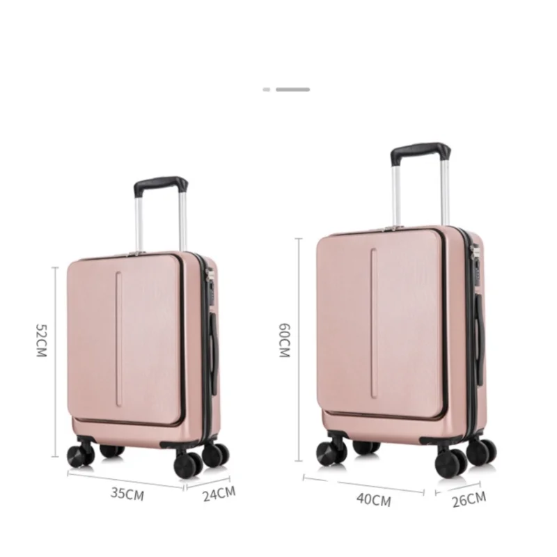 Imagem -05 - Designer 20 24 Inch Viagem de Negócios Mala Rolando Bagagem com Laptop Bolsa Universal Roda Trolley pc Box Trolley Bagagem Novo