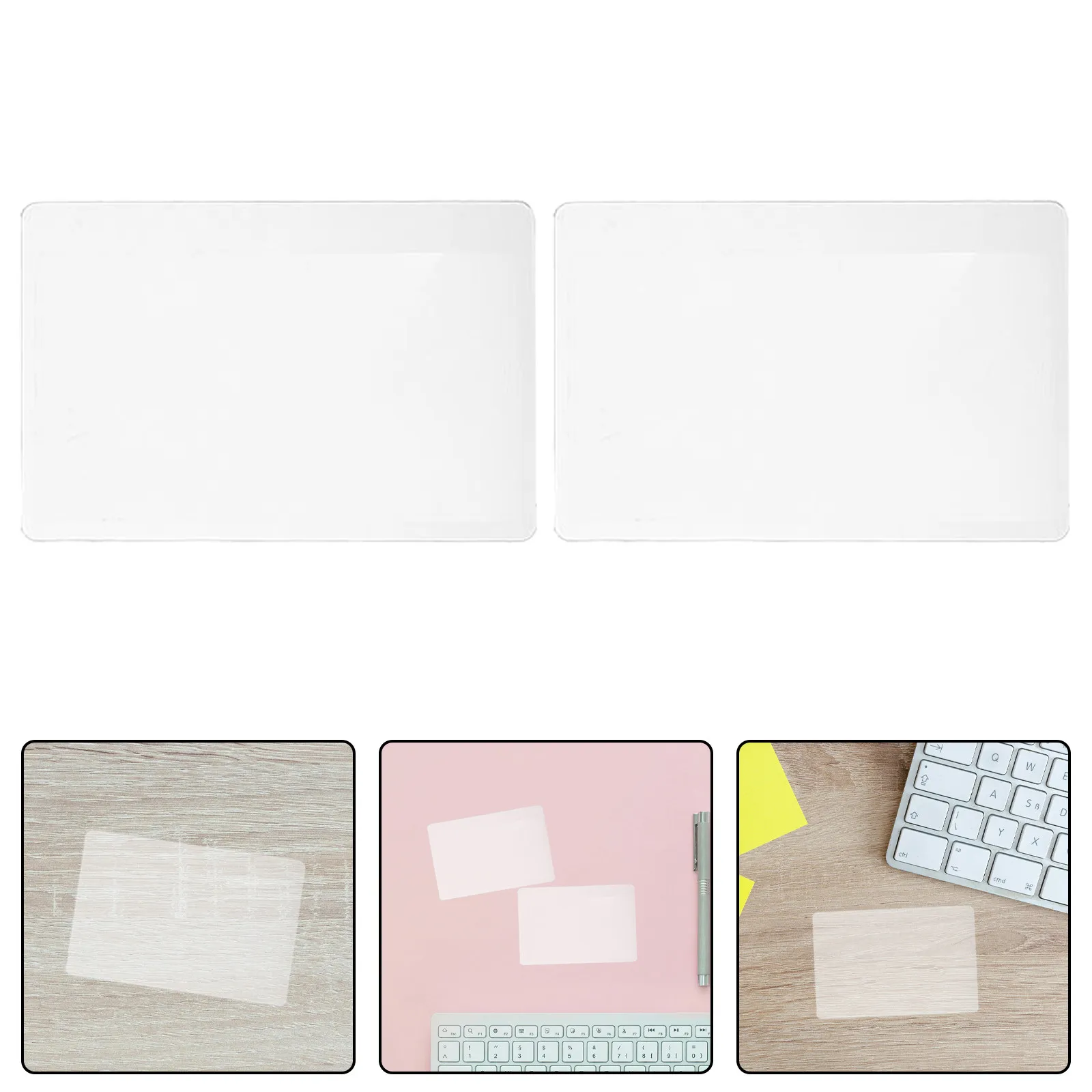 16Pcs Pocket Magnifier Fresnel Lens Credit Card Size 3X Ultra Thin Wallet Magnifier for Reading Books Small Print