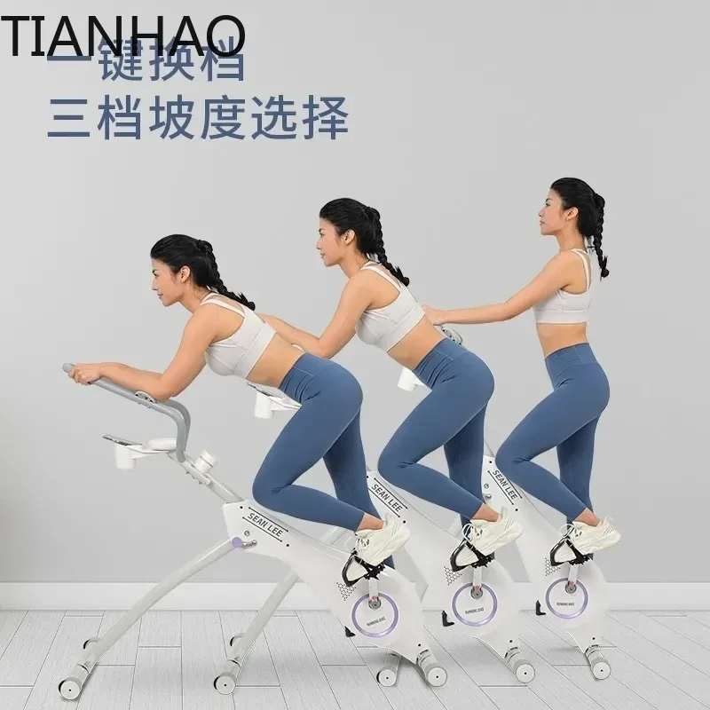 Silent Magnetic Control Indoor Exercise Bike for Home Use Fat Burning and Weight Loss Folding Bicycle