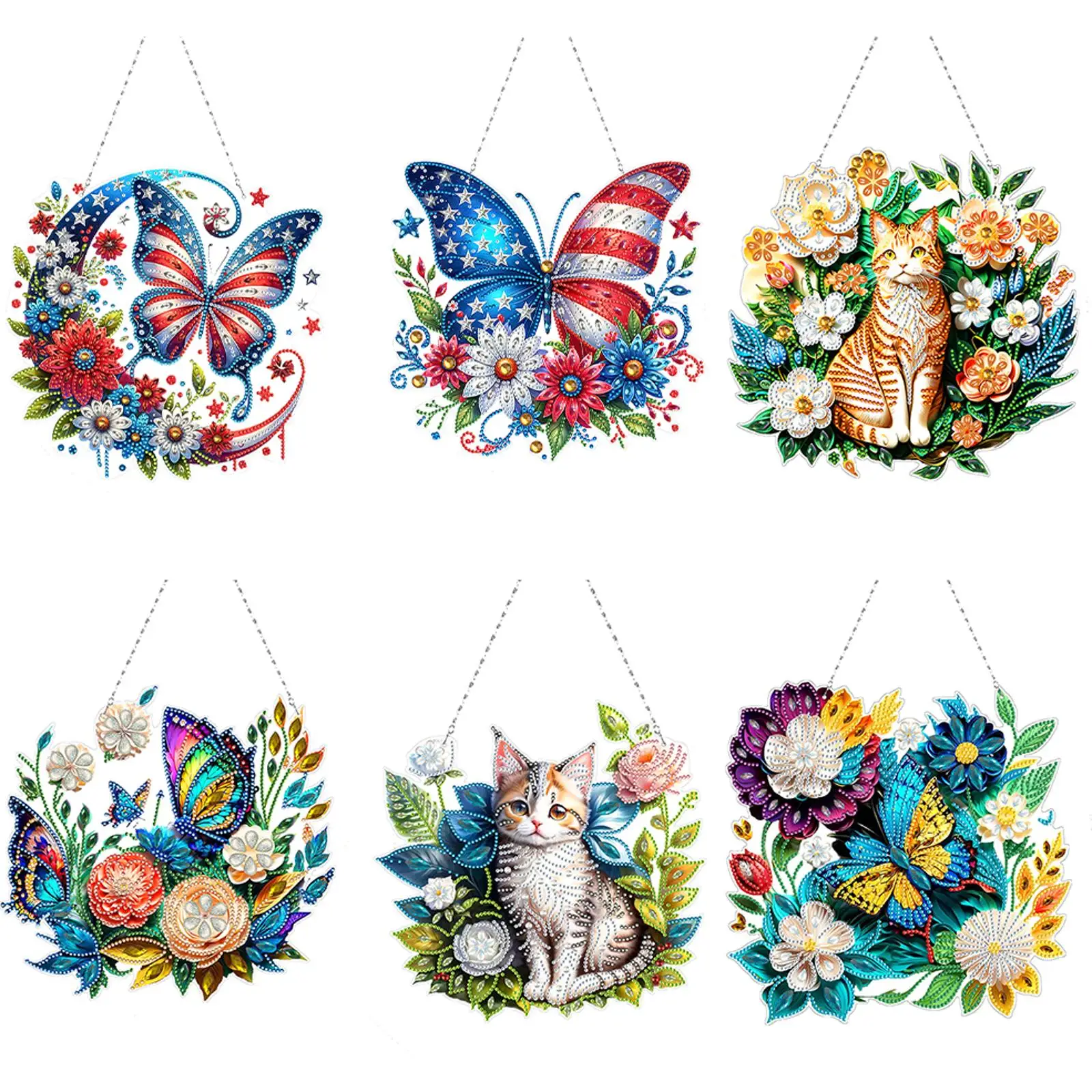 

Набор для создания 2D-картин из акрила с бриллиантовыми стразами, подвеска-украшение для дома, декор для стен, набор для творчества