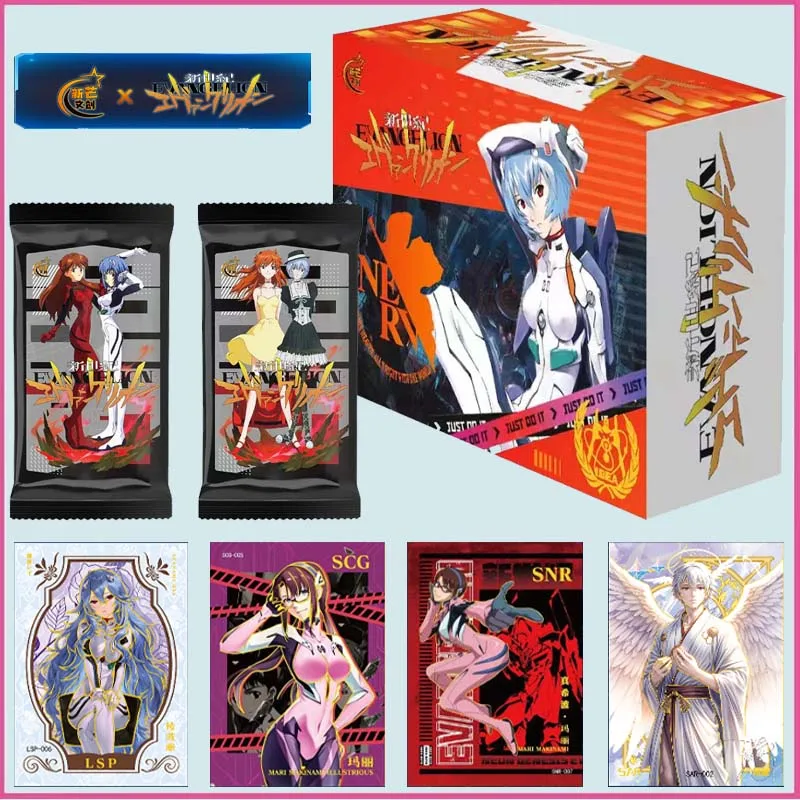 

Neon Genesis Evangelion Card EVA New Century Evangelion Anime Asuka Ayanami Rei Mecha Collection Cards Children Toys Kids Gifts