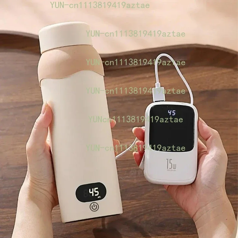 Portable USB Electric Heating Mug Constant Temperature Travel Water Cup Kettle For Home Outdoor Use