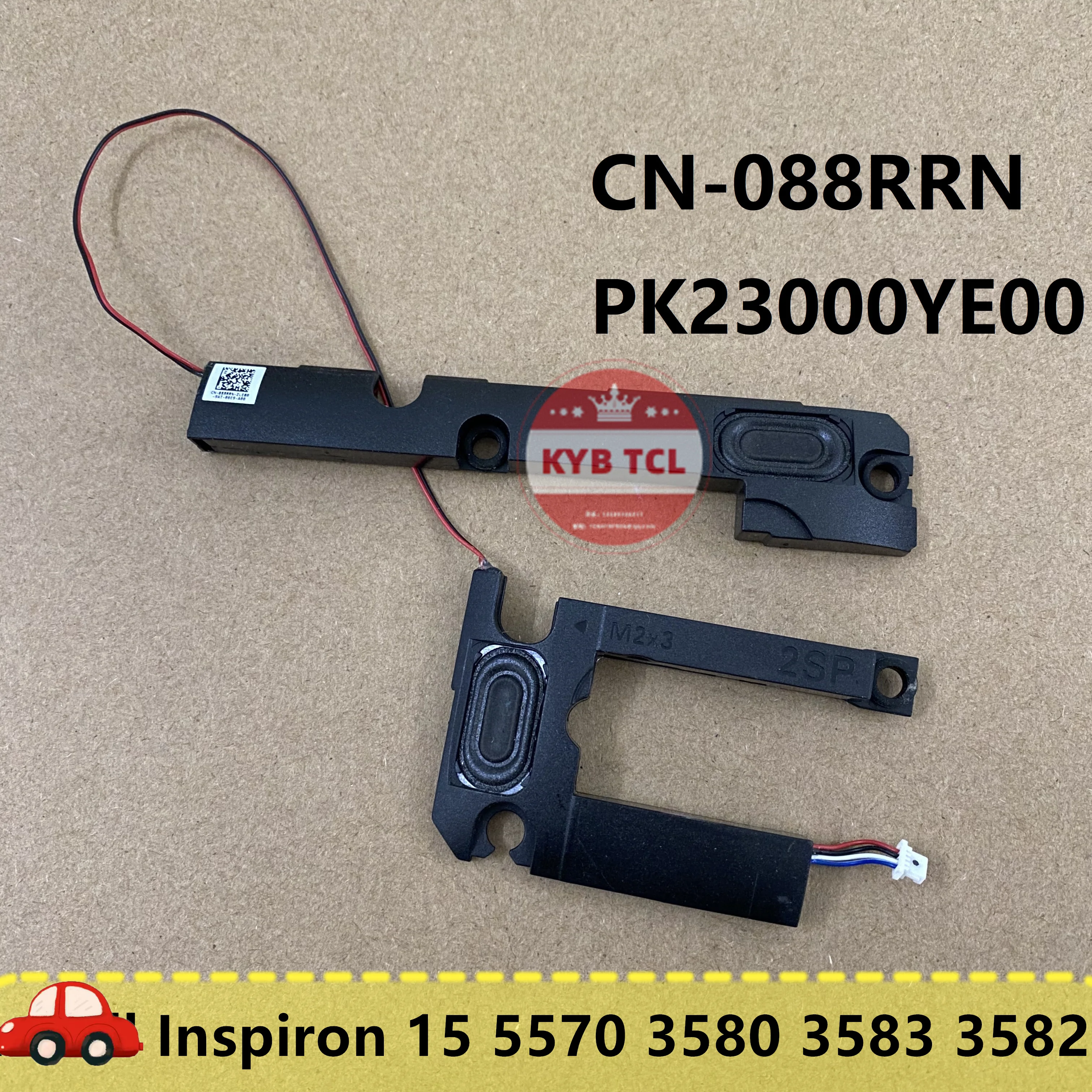 Laptop Internal Speaker 088RRN 88RRN CN-088RRN PK23000YE00 Notebook For Dell Inspiron 15 5570 3580 3583 3582