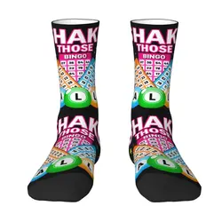 Custom Harajuku Shake Those Balls Funny Bingo Socks Men Women Warm 3D Printed Football Sports Socks