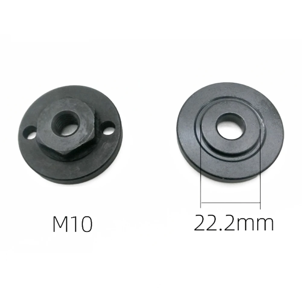 Amoladora angular de repuesto de Rosca M10, juego de tuercas de brida exterior interior, herramienta de 20, 22, 22,2mm, discos de corte de hoja de sierra Circular