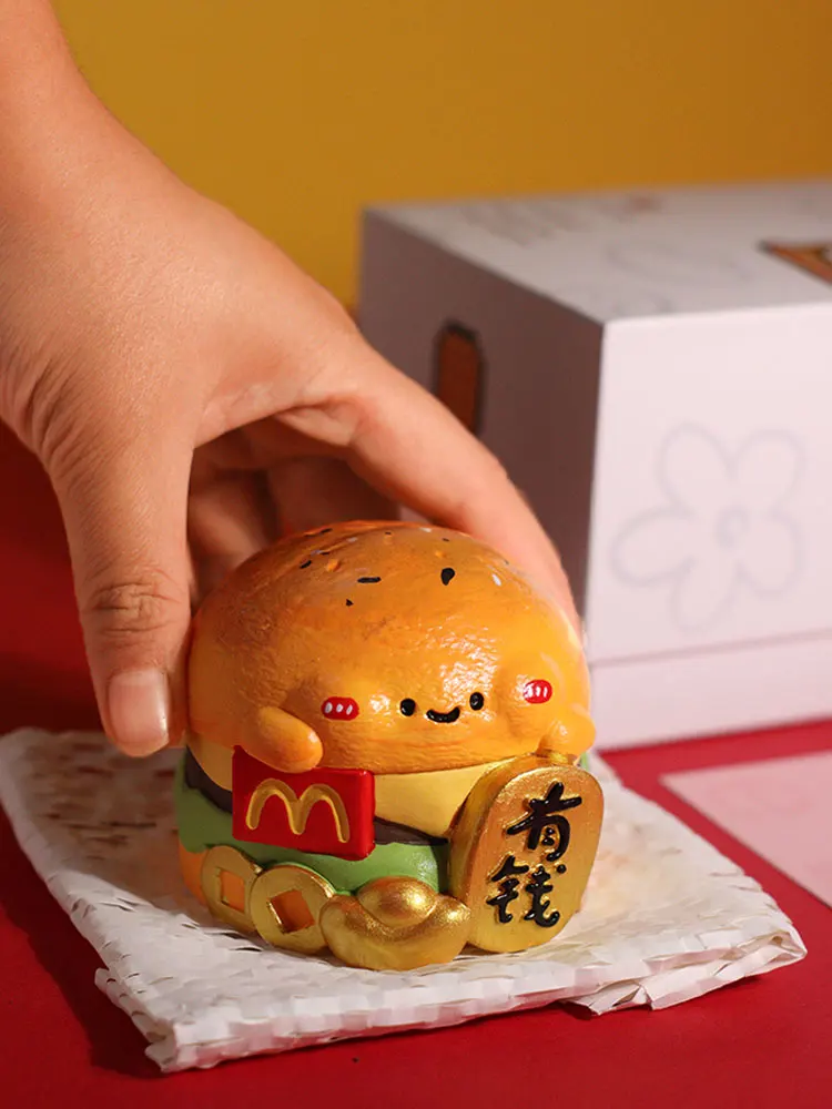 Desktop Creative Kitchenware Office Decoration Kitchenware Home Accessories Opening Joe Move Gift Fortune Burger