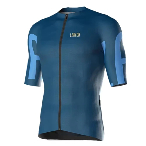 Lameda hombres Ciclismo manga corta verano transpirable Maillot Ciclismo Hombre Ciclismo ropa hombres Ciclismo ropa Mensummer