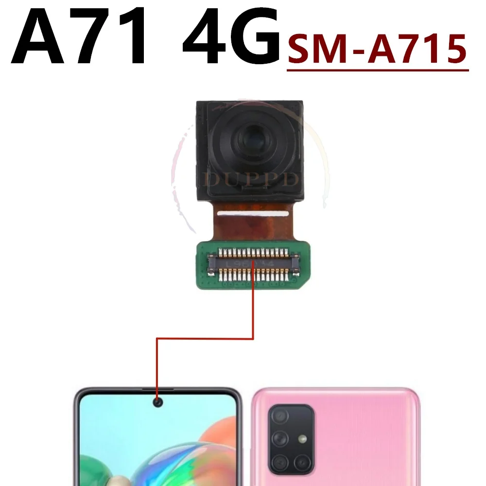 Rear Front Camera For Samsung Galaxy A51 A71 4G Selfie Facing Backside Frontal Back Camera Module Flex Spare Part