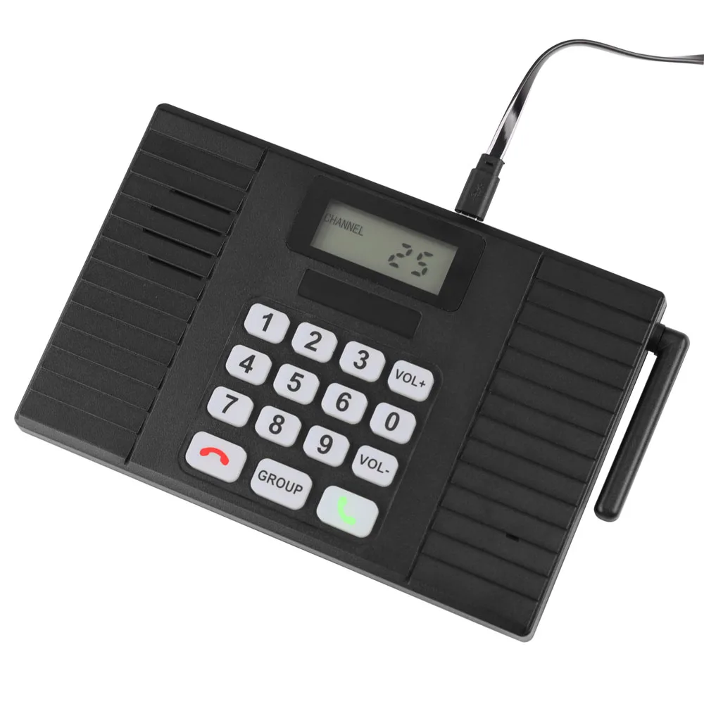 Wireless Intercom System Hand Free 3000 Meters Real Time Two Way Communication Intercom System for Home Office Hotel