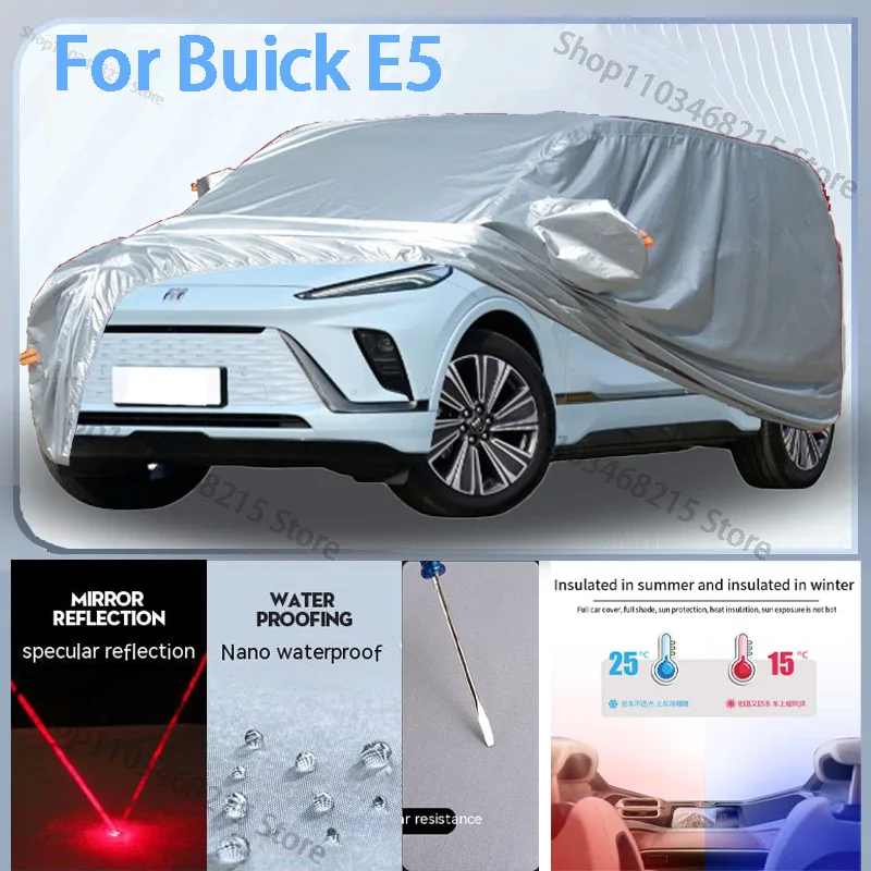 

For Buick E5 Full Car cover with UV protection and Winter Insulation roles,Rainproof,Snowproof Ati-frost properties.