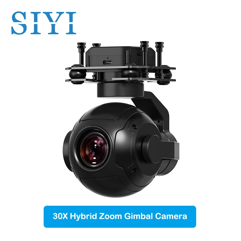 NEW SIYI ZR10 2K 4MP QHD 30X Hybrid Zoom Gimbal Camera with 2560x1440 HDR Night Vision 3-Axis Stabilizer