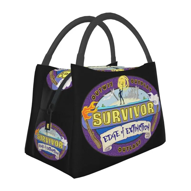 

Reality TV Survivor Insulated Lunch Bag for Women Waterproof Cooler Thermal Bento Box Office Picnic Travel