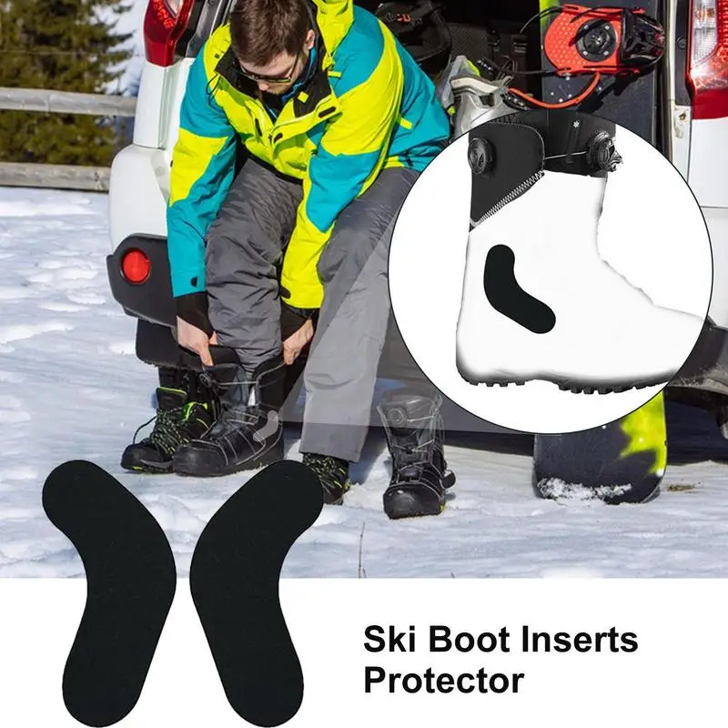 Ski Boot Foam Pads Adhesive Boot Fitting Pads Sports Ski Ankle Boot Pads Foam Ankle Bone Protection Padding For Ski