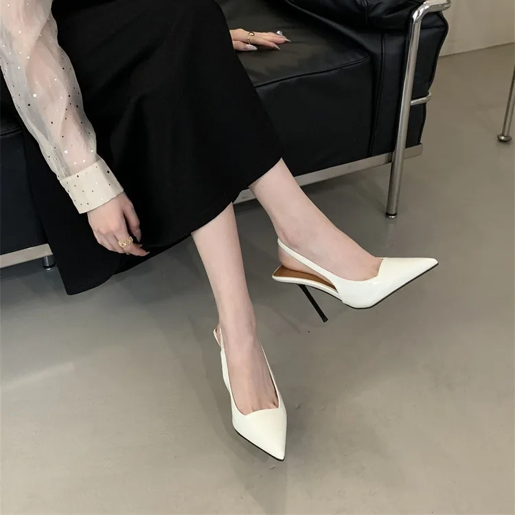 Sandales Noires pour Femme, Chaussures à Talons Clairs, Grande Taille, pour Bol, Beige Stiletto, Confortable, Mode, Ouvert, Fermé, Bas, Haut, Jolie tu, Ret