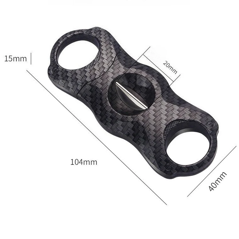 Cigar Cutter Stainless Steel Cigar Scissors Smoke Scissors Double Blade Cuban Cigar Scissors V-shaped Household view 5