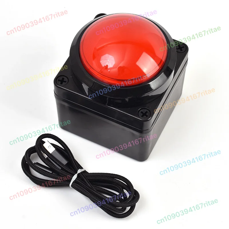 

1PCS 98MM USB Custom Button Wireless Remote Buzzer Lottery Quick Key for Computer Mouse Keyboard