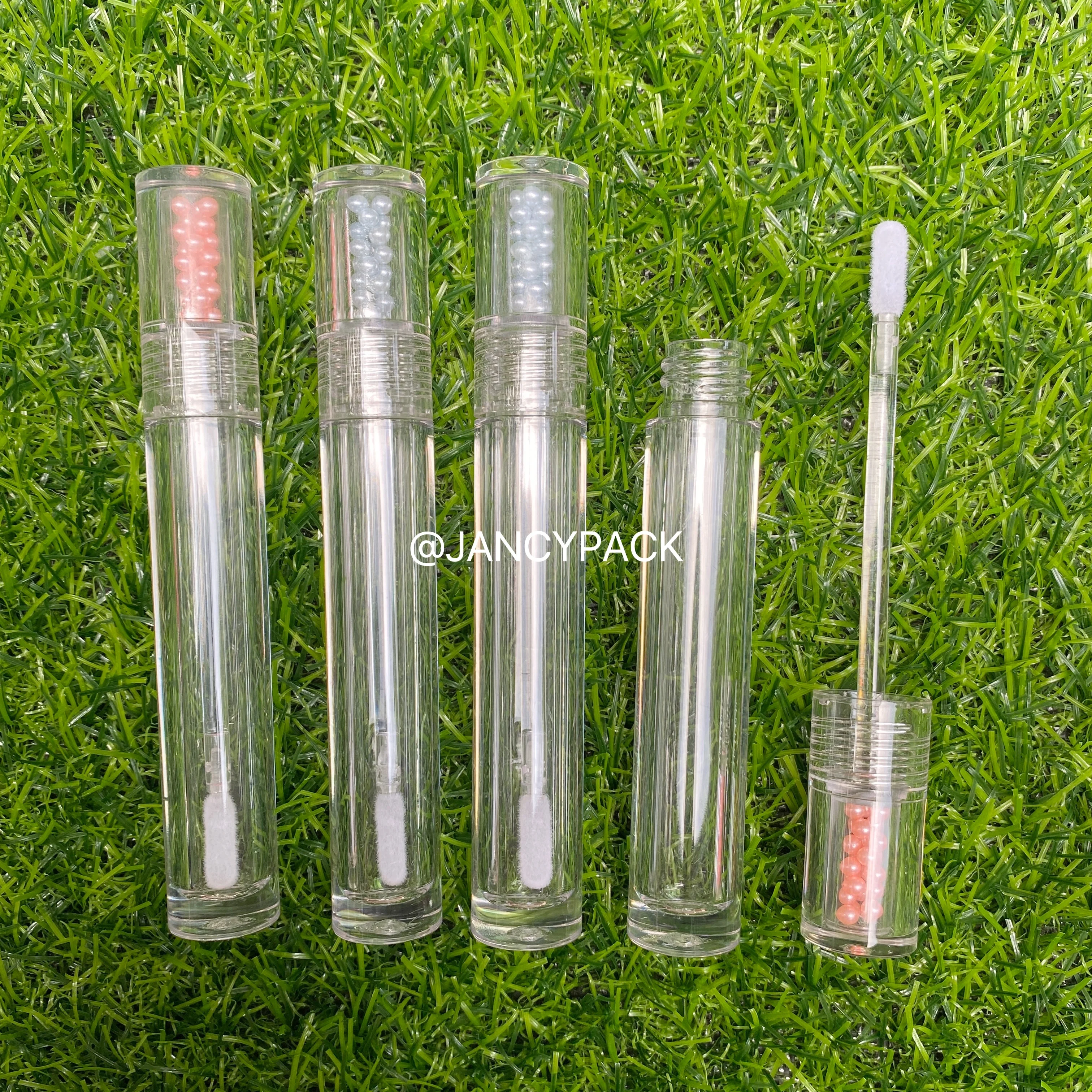 

4ML Plastic Lipgloss Tubes Wholesale Mini Sample Cosmetic Container Lip Balm Tube Container Makeup DIY Lip Glaze Custom Logo